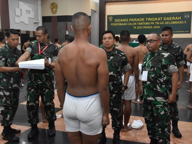Sidang Parade Calon Tamtama PK TNI AD Gelombang II TA 2023 Panda Jaya