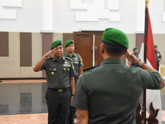 Laporan Korps kenaikan Pangkat Pamen Kodam Jaya Periode 1 Oktober 2023