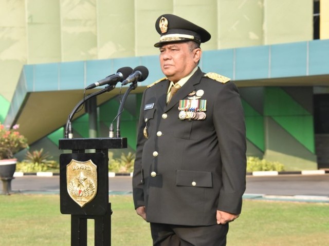 Kodam Jaya Menggelar Upacara Peringatan HUT Ke-78 TNI