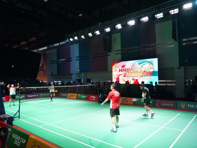 Pangdam Jaya Hadiri Pembukaan Kasad Cup Badminton Exhibition Match