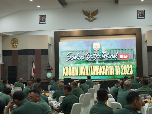 Kodam Jaya Menerima Sosialisasi Doktrin Teritorial dari Staf Teritorial TNI AD