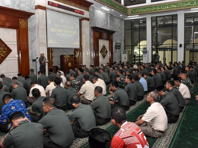 Kodam Jaya Gelar Doa Bersama Peringati Hari Juang TNI AD Ke-78 Tahun 2023