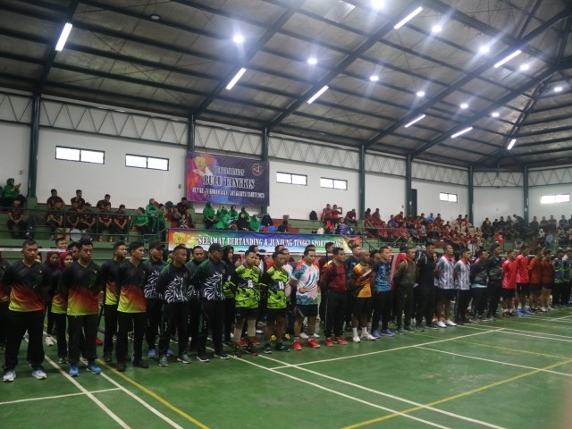 Pembukaan Turnamen Bulu Tangkis dalam rangka HUT-74 Kodam Jaya/Jayakarta Tahun 2023