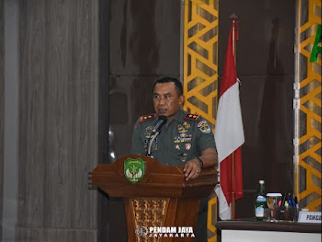 Rapat Evaluasi Program Kerja dan Anggaran Kodam Jaya TA. 2023