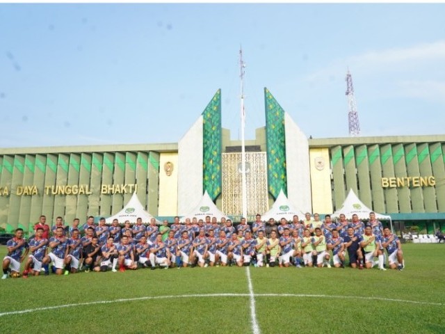 Perkuat Sinergitas, Kodam Jaya dan Polda Metro Gelar Olahraga Bersama