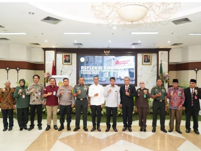 Pangdam Jaya Menghadiri Refleksi Kinerja Pengadilan Tinggi DKI Jakarta TA. 2024