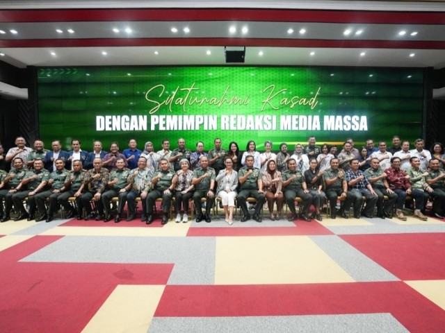 Pangdam Jaya Hadiri Silaturahmi Kasad Dengan Pemred Media Massa di Hari Jadi Penerangan TNI AD ke-73