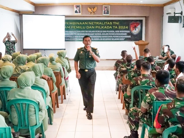 Kodam Jaya Gelar Sosialisasi Netralitas TNI Dengan Metode Diskusi Interaktif