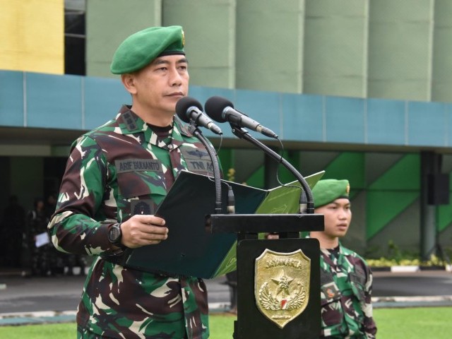Kabekangdam Jaya Pimpin Upacara Bendera, Tumbuhkan Semangat Bela Negara