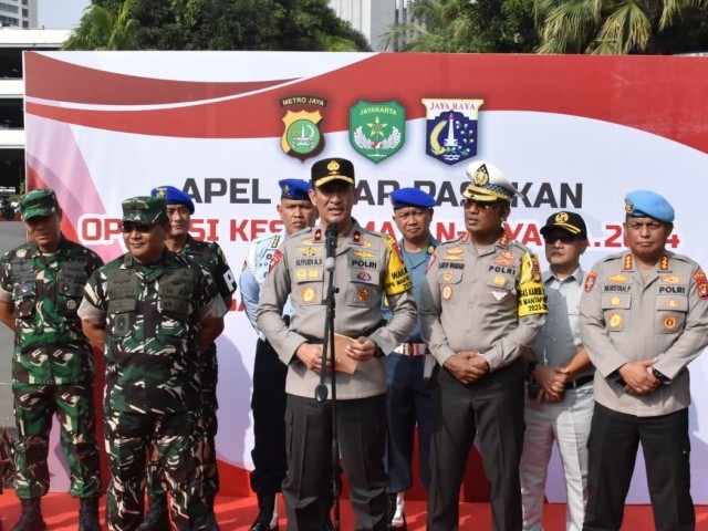 Kasdam Jaya Hadiri Apel Gelar Pasukan Operasi Keselamatan Jaya TA 2024