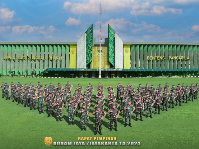 Pangdam Jaya membuka Rapim Kodam Jaya TA 2024