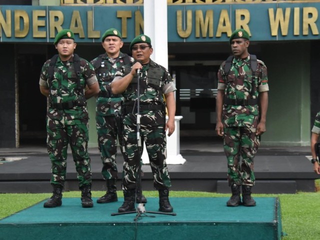 Kasdam Jaya Pimpin Apel Perdana di Bulan Ramadhan