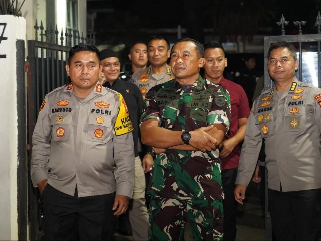 Pangdam Jaya Monitoring Sidang Pleno KPU dan Pasca Demo Unjuk Rasa Elemen Masyarakat