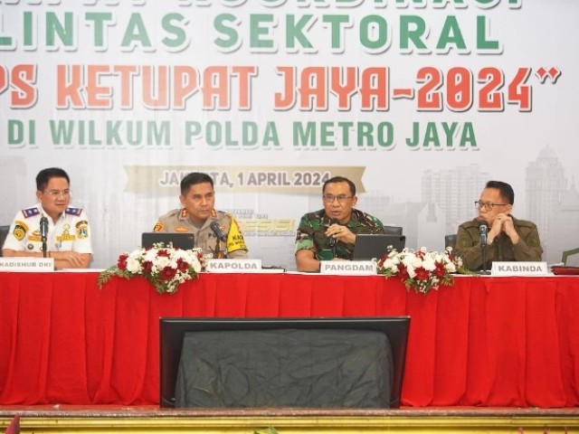 Pangdam Jaya Hadiri Rapat Koordinasi Lintas Sektoral Operasi Ketupat Jaya 2024