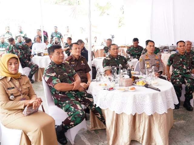 Pangdam Jaya Hadiri Peresmian Sumber Air, Rehab RTLH, Pembangunan PLTS dan Sumur Bor Secara Virtual