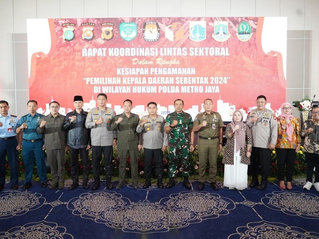 Pangdam Jaya Hadiri Rakor Lintas Sektoral Operasi Mantap Praja Jaya
