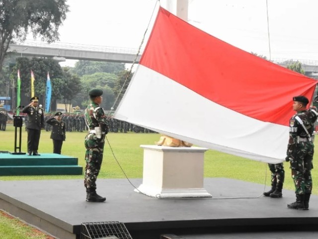 Kodam Jaya Gelar Upacara HUT ke-79 Kemerdekaan RI
