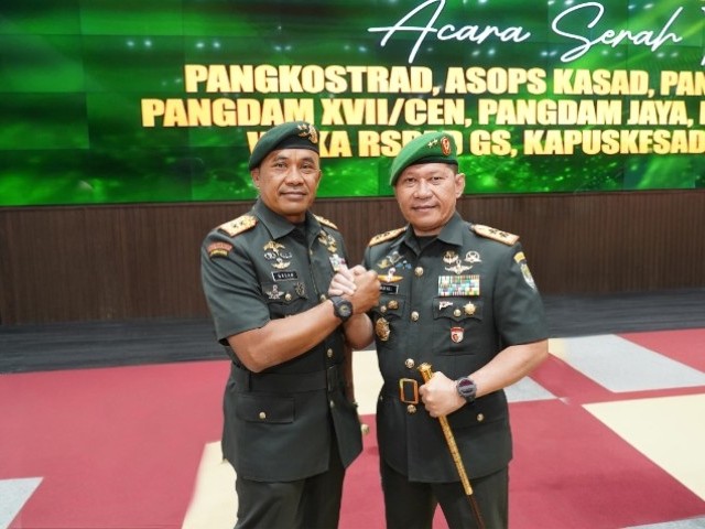 Dipimpin Kasad, Jabatan Pangdam Jaya/Jayakarta Diserah Terimakan