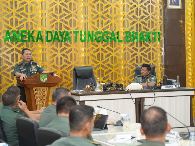 Pangdam Jaya Pimpin Entry Briefing Pejabat Kodam Jaya