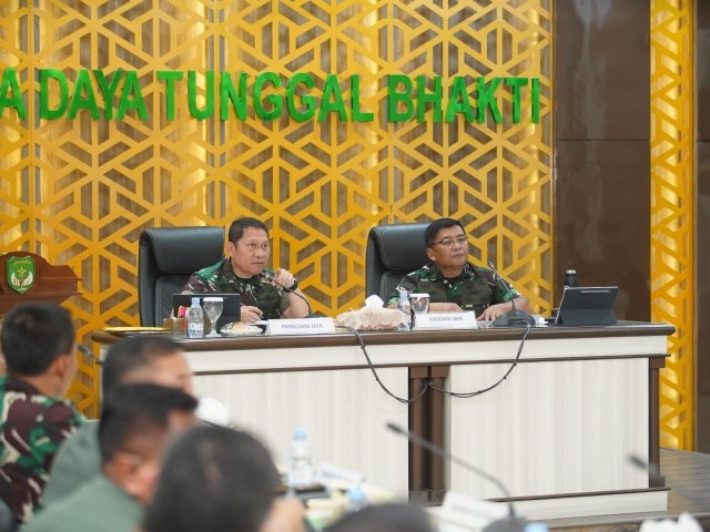 Pangdam Jaya Pimpin Rapat Kesiapan HUT ke-79 TNI