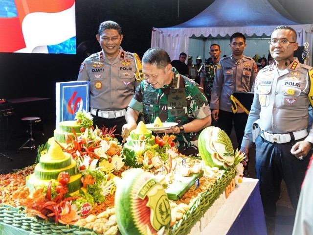 Pangdam Jaya Hadiri Syukuran Hari Jadi Lalu Lintas Bhayangkara ke-69