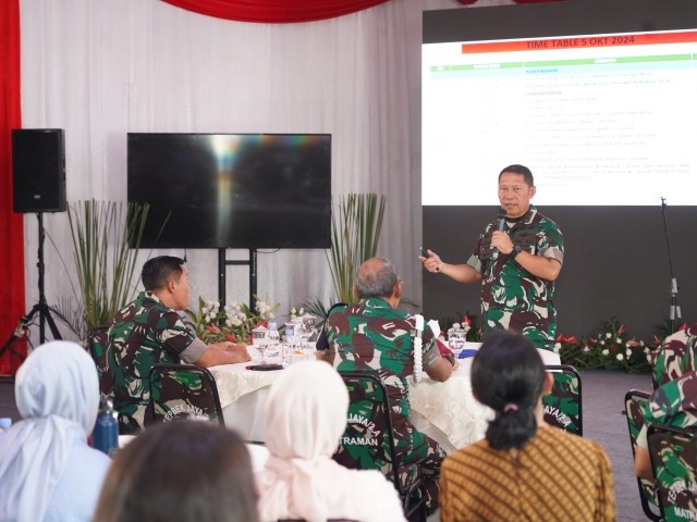 Pangdam Jaya Hadiri Rapat Koordinasi dengan Para Koordinator Penyelenggara HUT ke-79 TNI Tahun 2024