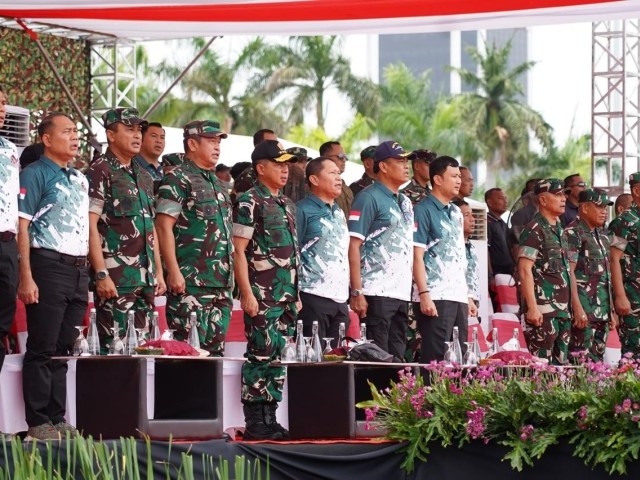 Kodam Jaya Gelar Indonesia Open Military Style Drum Corps Competition Panglima TNI Cup 2024