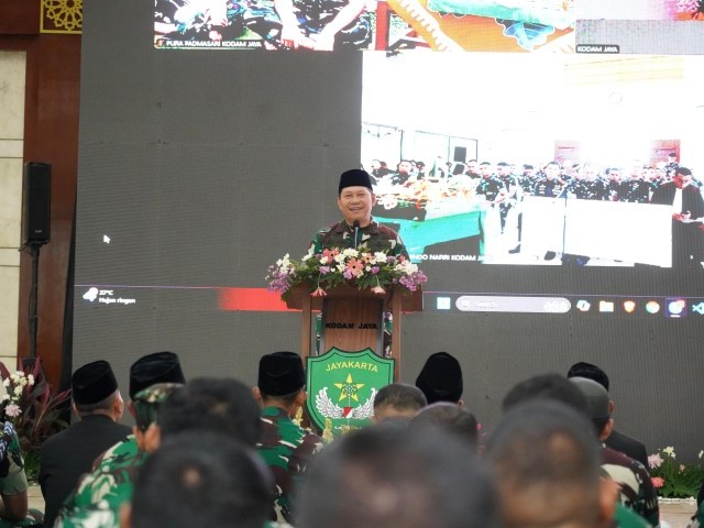 Kodam Jaya Gelar Doa Bersama dan Santunan Anak Yatim Piatu dalam rangka HUT ke-75