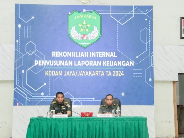 Rapat Rekonsiliasi Internal Penyusunan Laporan Keuangan Renproggar Kodam Jaya TA 2025