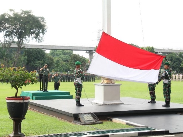 Kodam Jaya Gelar Upacara 17-an sebagai Bentuk Penguatan Disiplin dan Rasa Cinta Tanah Air