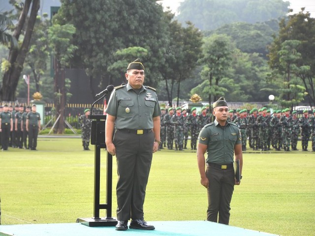 Meneguhkan Jiwa Korsa, Kehormatan dan Pengabdian Prajurit, Kodam Jaya Laksanakan Upacara Bendera