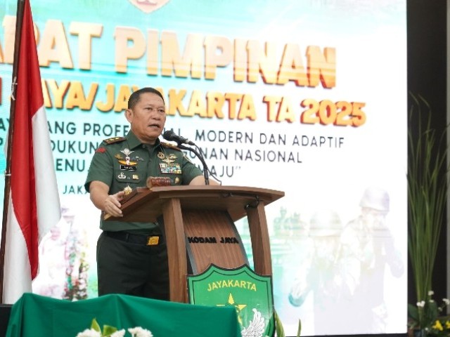 Rapat Pimpinan Kodam Jaya Bahas Persiapan Dan Kebijakan Program Kerja TA 2025