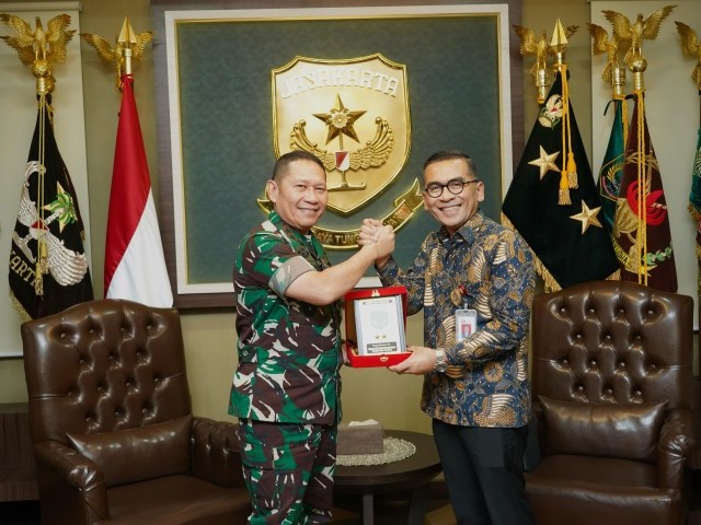 Pangdam Jaya terima Audiensi dari Kepala Otoritas Jasa Keuangan (OJK) Jabodetabek