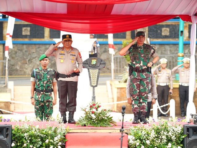 Pangdam Jaya Hadiri Apel Gelar Pasukan Operasi Patuh Jaya TA. 2025