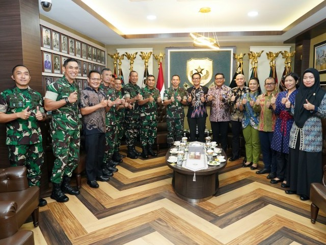 Pangdam Jaya Terima Kunjungan GM PLN UID Jakarta Raya dan Jajaran