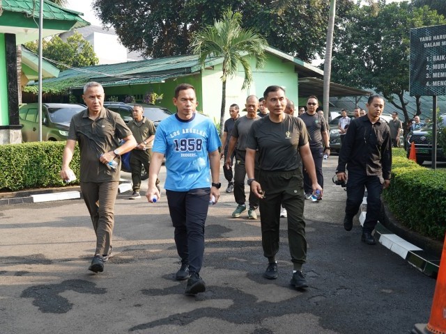 Pangdam Jaya Kunjungi Kodim 0508/Depok, Ajak Prajurit Tingkatkan Soliditas dan Semangat Kebersamaan