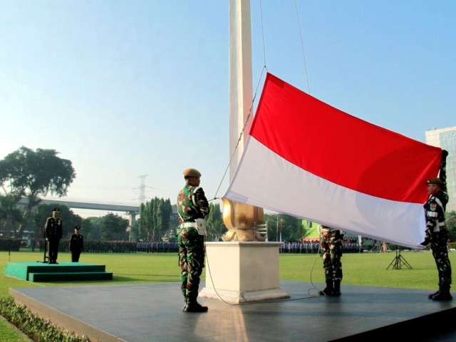 Kodam Jaya Gelar Upacara Peringatan HUT ke-80 Kemerdekaan RI