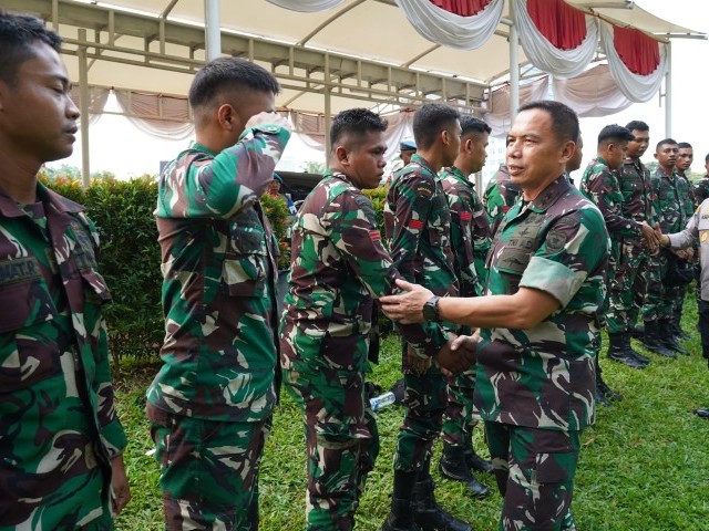 Pangdam Jaya Tinjau Pasukan BKO, Pastikan Pengamanan Aksi di DPR/MPR Berjalan Aman