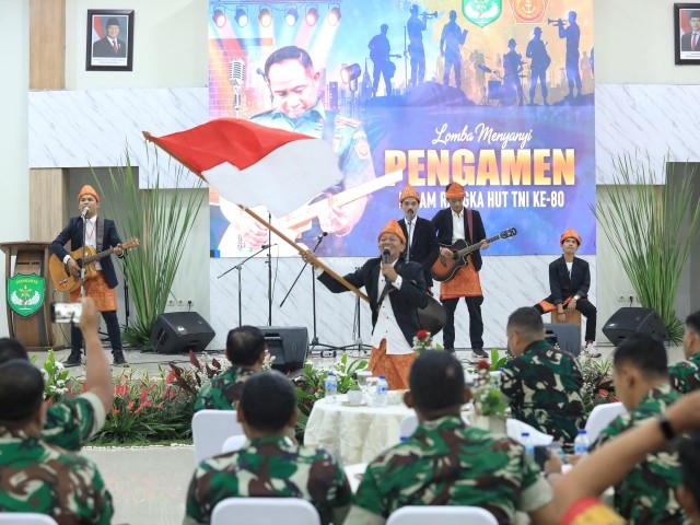 Pengamen Unjuk Bakat di Kodam Jaya, Rebut Piala Panglima TNI