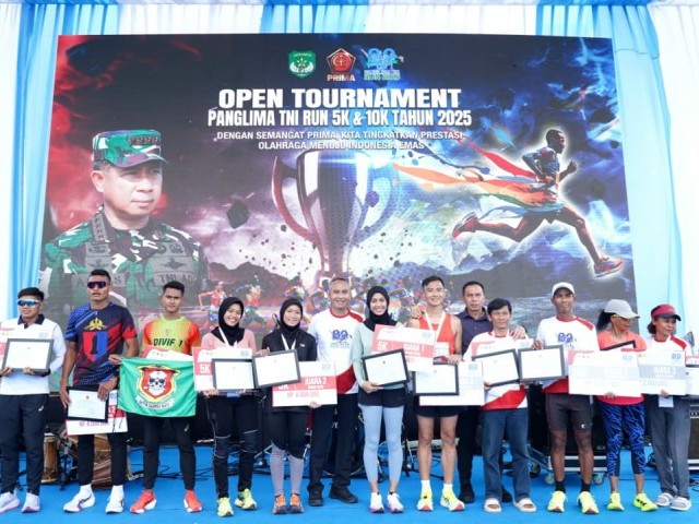Panglima TNI Run 2025 Lahirkan Atlet Berprestasi dari Berbagai Kategori