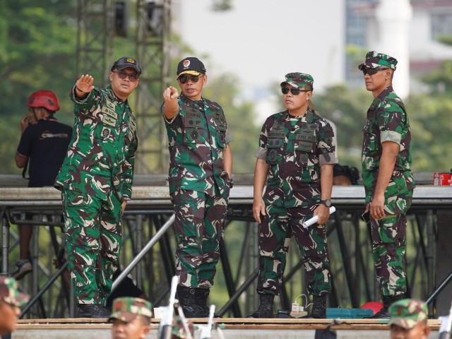 Pangdam Jaya/Jayakarta Tinjau Kesiapan Gladi HUT TNI Ke-80
