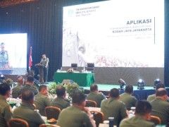 Rapim TNI AD, Pangdam Jaya Paparkan Aplikasi Lapor Cepat Integrated Operation Control (IOC)