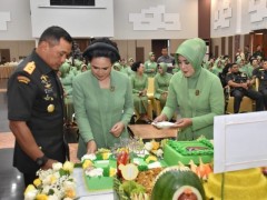 Wujud Rasa Syukur, Persit KCK PD Jaya Gelar Syukuran Ke 77