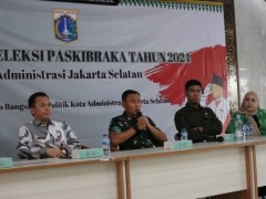 Dandim 0504/Jakarta Selatan Berikan Pembekalan Wawasan Kebangsaan Kepada Calon Anggota Paskibraka